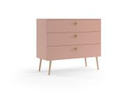 Nowoczesna komoda IKON z szufladami / róż naturalny