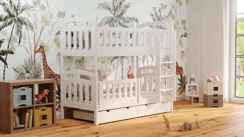 Łóżko 2- osobowe Zuzia Piętrowa pod materac 90x190 na Arena.pl