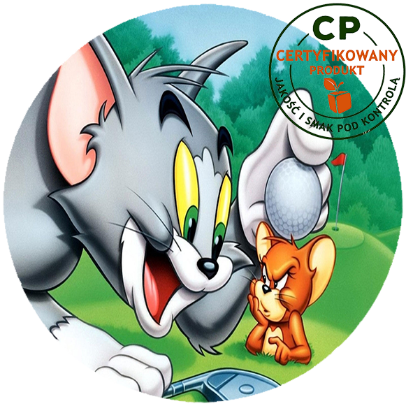 Opłatek na tort Tom i Jerry zdjęcie 1