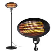 Parasol ogrzewacz elektryczny promiennik tarasowy stojący wiszący 2000W