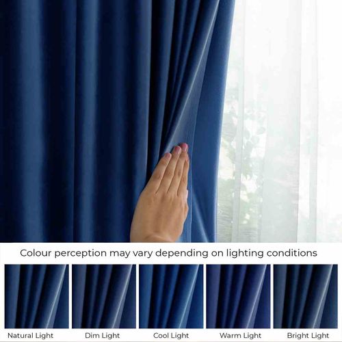 CURT/AH/VELVET/EYELETS/INDIGO/140X270/1PC na Arena.pl