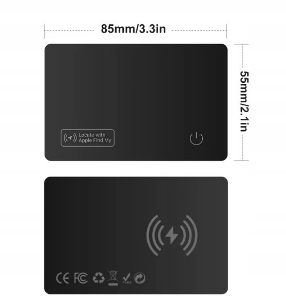 LOKALIZATOR PORTFELA KARTA GPS MINI DŹWIĘKOWY BLUETOOTH FIND MY TAG TRACKER zdjęcie 14