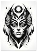 Plakat cyfrowy do wydruku portret