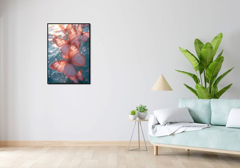 Plakat 59,4x84,1cm Świetliste Motyle zdjęcie 4