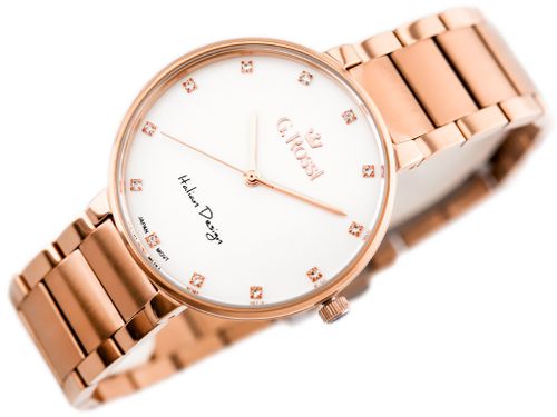 ZEGAREK G. ROSSI - 11155B2-3D3 (zg784e) r.gold + BOX na Arena.pl