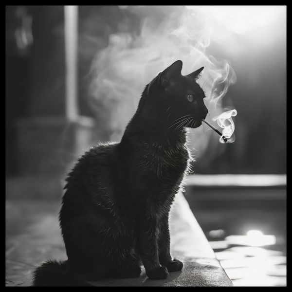 Plakat 50x50cm Kocia Przerwa zdjęcie 2