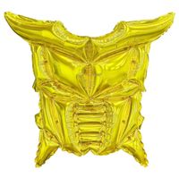 Balon foliowy Zbroja rycerza złota, 62 x 110 cm