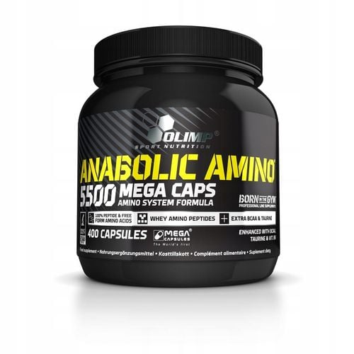 OLIMP BCAA 1100 MEGA CAPS 400caps AMINOKWASY EAA LEUCYNA na Arena.pl