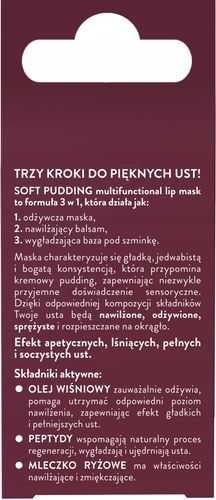 BIELENDA SOFT PUDDING MASKA DO UST VERY CHERRY 12 G na Arena.pl