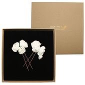 Kokówki kwiaty PEONY rose KOKONET 6-0016