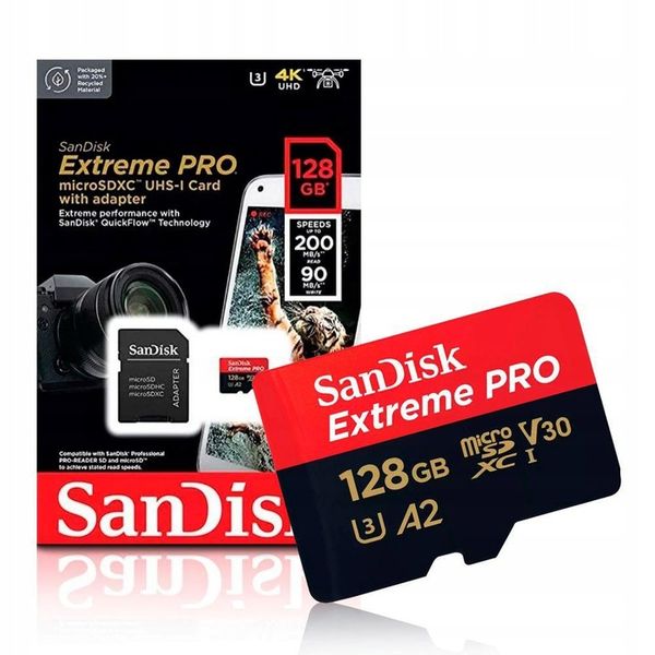 Karta pamięci SanDisk Extreme PRO microSDXC 128 GB zdjęcie 4