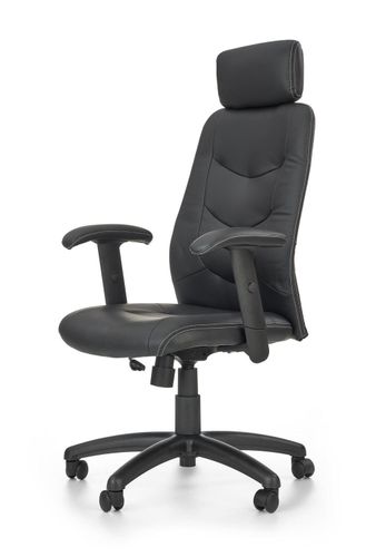 Fotel biurowy Tilso czarny PU na Arena.pl