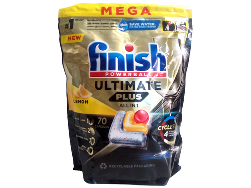 Tabletki do zmywarki Finish UltimatePlus 70szt na Arena.pl