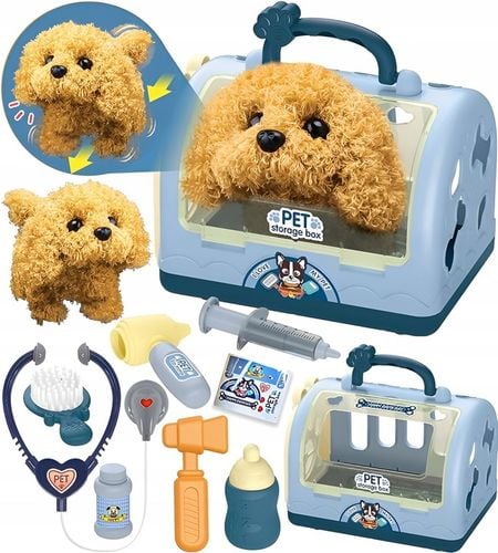 Interaktywny Piesek Zestaw Mały Weterynarz Lekarz na Arena.pl