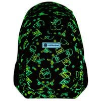 Plecak trzykomorowy Astrabag z motywem deskorolek świecących w ciemności