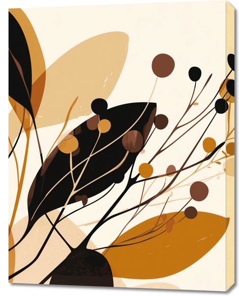 Obraz 70x90cm Jesienne Sylwety zdjęcie 1