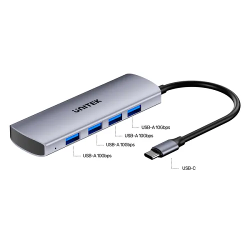 Unitek Hub 4w1 USB-C 10 Gbps, 4x USB-A H1112EGY01 na Arena.pl