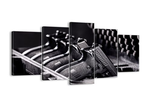 Obraz Na Płótnie - Rewolwer Broń  - 160X85 Cm - Ea160X85-4004 na Arena.pl