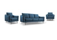 Zestaw CORI 3+1+1 Kanapa + 2x fotel Cloud 74 niebieski PRODUCENT PL