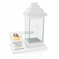 STATUETKA NA ZNICZ ZDJĘCIE DEDYKACJA LAMPION DUŻA