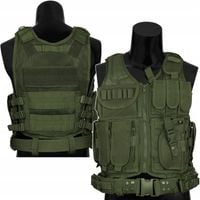 Kamizelka taktyczna wojskowa z ładownicami DOMINATOR HUZAR Ranger Green