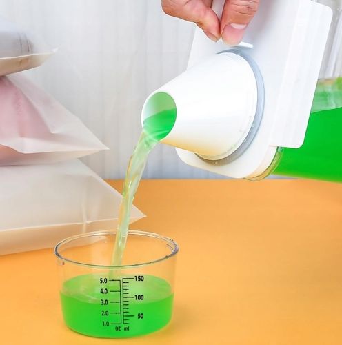 POJEMNIK PUDEŁKO ORGANIZER Z MIARKĄ NA PROSZEK PŁYN DO PRANIA PŁUKANIA 1,1L na Arena.pl