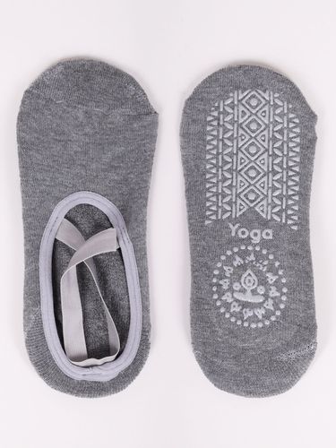 Skarpety stopki do jogi z ABS czarne i szare 2PAK 35-38 YOCLUB na Arena.pl