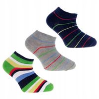 MORAJ Stopki Dziecięce Paski 3-PARY 27-30