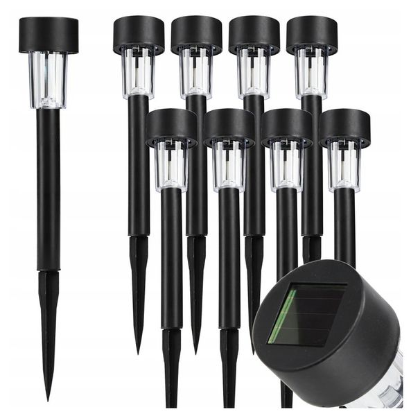 Lampa solarna LED ogrodowa lampka wbijana słupek zdjęcie 1