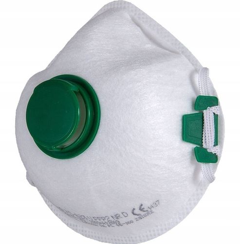 Maska półmaska filtrująca przeciwpyłowa z zaworkiem FS-623V FFP2 NR 15 SZT na Arena.pl