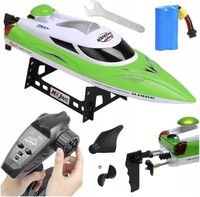 MOTORÓWKA ŁÓDKA ZDALNIE STEROWANA PILOT ŁÓDŹ HJ806 35KM/h BATERIA PODSTAWKA