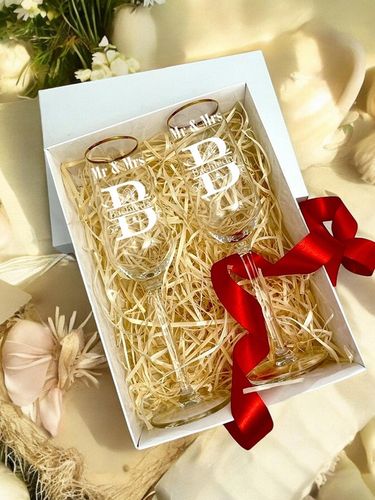 KIELISZKI DO SZAMPANA Z GRAWEREM ŚLUB PREZENT 2szt na Arena.pl