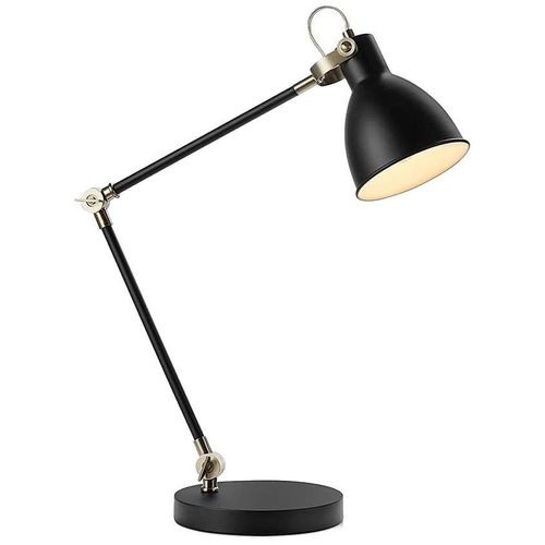 Stołowa LAMPA loftowa HOUSE 107739 Markslojd metalowa LAMPKA biurkowa stojąca cyna czarna na Arena.pl