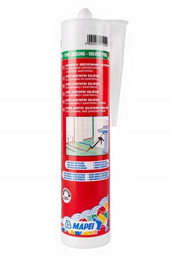 Silikon MAPEI Mapesil AC 310ml - kolor 100 biały na Arena.pl
