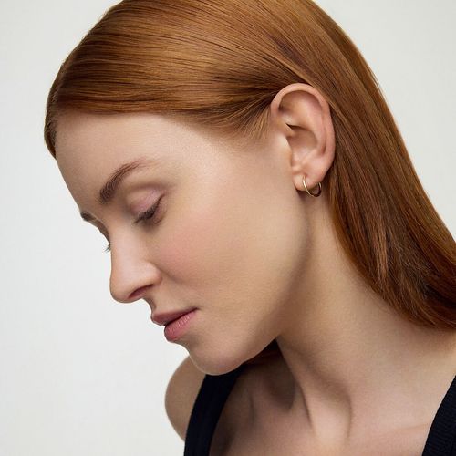 złote kolczyki koła 15mm 585 na Arena.pl