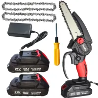Mini Piła Łańcuchowa Akumulatorowa 6" 2xAKU 1,5Ah