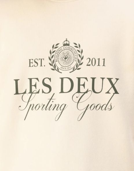 Les Deux CREST - Sweatshirt - ivory/rosin L zdjęcie 4