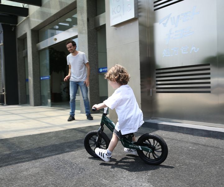 MILLY MALLY Qplay Rowerek biegowy Racer green zdjęcie 2