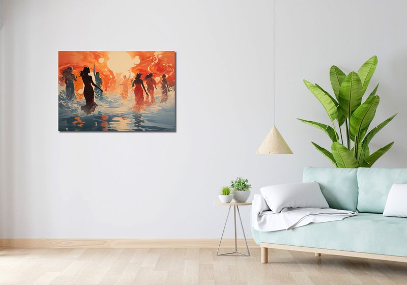 Obraz 90x60cm Taneczny Żar zdjęcie 2