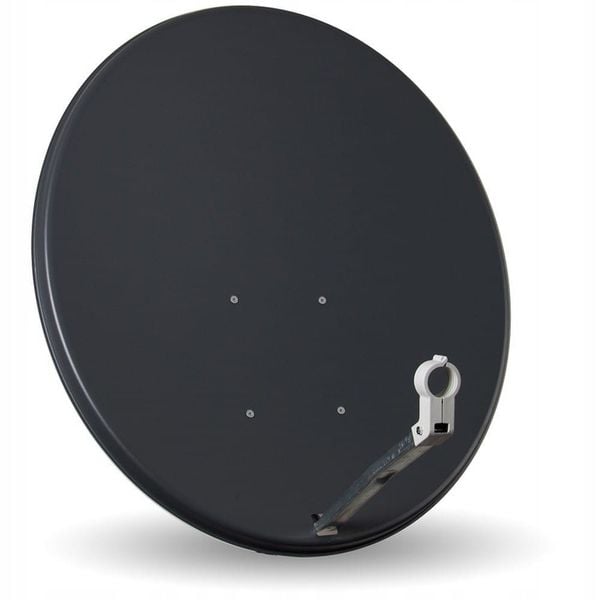 ANTENA SATELITARNA CZASZA TALERZ GRAFIT STALOWA MOCNA FULL HD 4K CORAB zdjęcie 9