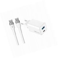 Szybka ładowarka GaN 45W 2 wejścia USB i USB-C z kablem do Xiaomi 12 Pro