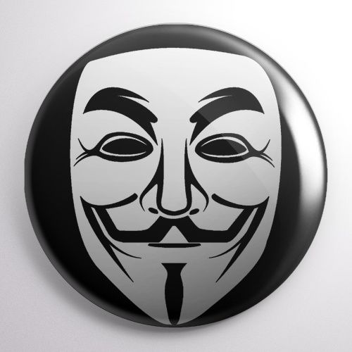 Przypinka Anonymous na Arena.pl