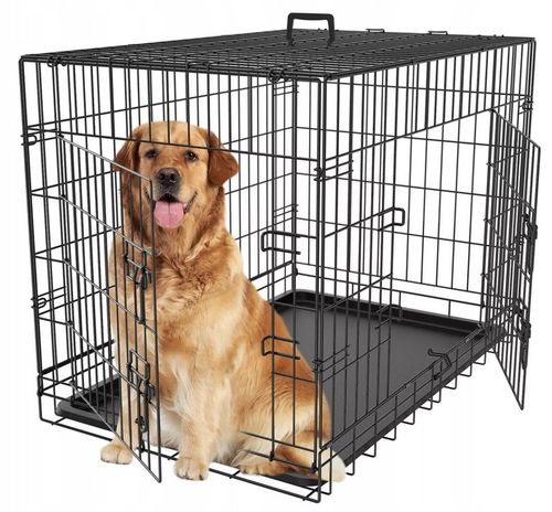 KLATKA METALOWA KENNELOWA TRANSPORTER DLA PSA KOTA ZWIERZĄT XL na Arena.pl