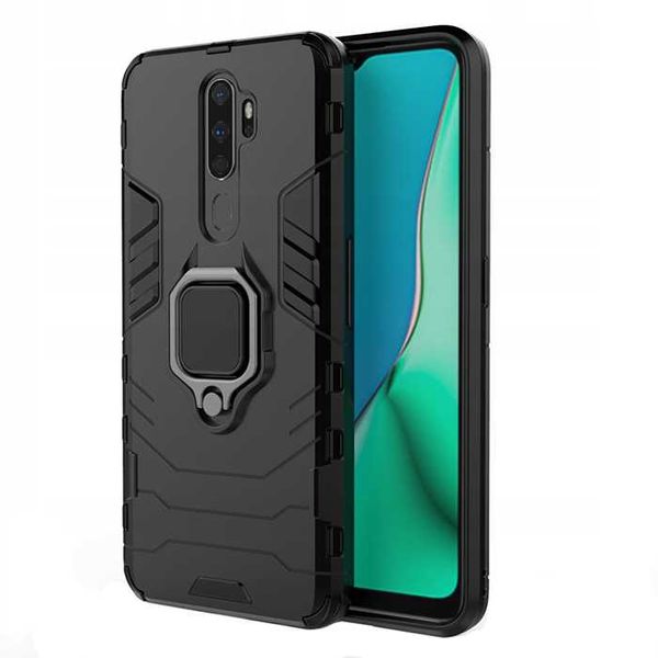 Spacecase X-Ring Oppo A5/A9 2020 Czarny zdjęcie 2