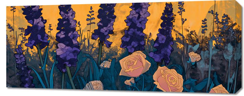 Obraz 100x40cm Złoty Ogród zdjęcie 1