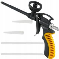 PISTOLET DO PIANKI MONTAŻOWEJ PIANY METALOWY MOCNY DO PIAN TEFLONOWY ALU