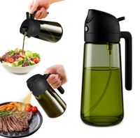 DOZOWNIK DO OLIWY OCTU OLEJU SPRYSKIWACZ NALEWAK TEKAN 470ML SZKLANY CIEMNY