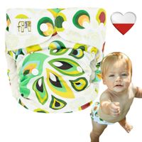 Pieluszka Wielorazowa KIESZONKA BAMBUS PAWIE Pieluszki NappiMe