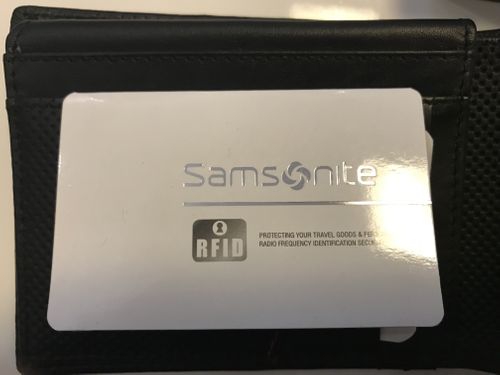 SAMSONITE PORTFEL MĘSKI PERFORATED RFID CZARNY na Arena.pl