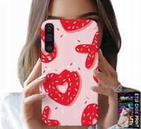 ETUI DO SAMSUNG GALAXY A70 - KOBIECE, MODNE WZORY XOXO SERCE + SZKŁO